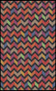 Botticelli Point Multi Rug Modern Zig-Zag Area Carpet  Livingroom Home Décor Mat