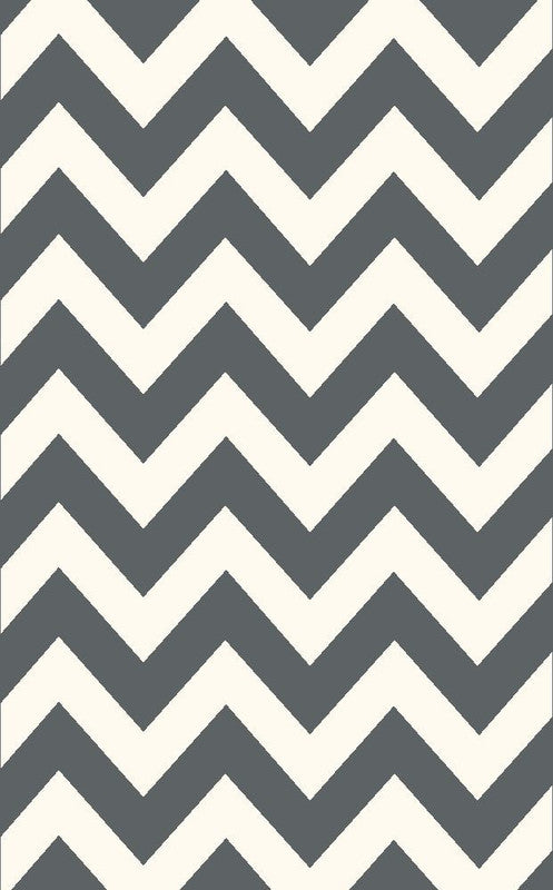 Botticelli Chev Large Grey Modern Rug Living & Bedroom Décor Zig-Zag Design Mat