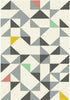 Canvas Geometric B&W Rugs Home Décor Floor Mat Area Carpet Living & Bedroom Mats