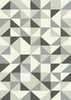 Canvas Geometric Area Rug Home Décor Mat Study Area Carpet Living& Bedroom Mat