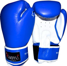 16oz 12oz 10oz Leather Boxing Gloves Sparring Punch Bag Kick Gym MMA Muay Thai