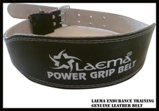 Pro Weight Lifting Leather Fitness Belt Back Lumbar Support Strap Gym -CLEARANCE