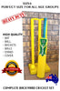COMPLETE SAND BEACH BACKYARD BATSMAN CRICKET SET- BAT BALL BAILS STAND COVER