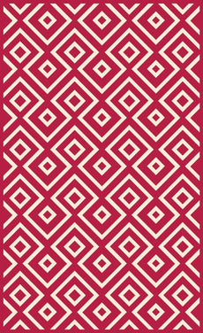 Botticelli Point Crimson Modern Rug Dining& Living Room Stylish Floor Mat Carpet
