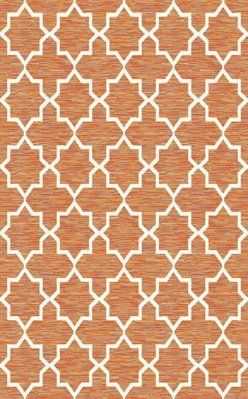Botticelli Morocco Orange Color Rugs Home Décor Carpet Dinning & Living Room Mat