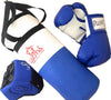 Boxing Trainer Set-Kids Filled Punch Bag Head Guard Gloves Kick Junior Children