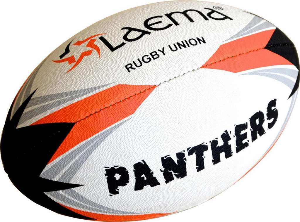 5X PANTHERS RUGBY-High Abrasion Advance PIN GRIP 4 PLY Union Match Ball - Size5