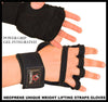 Unique Easy Gel Padded Weight Lifting Training Gym Straps Wrist Support Gloves