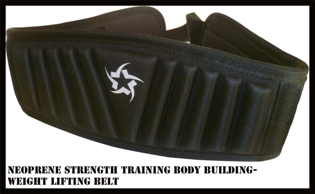 BODY BUILDING STRENGTH TRAINING WEIGHT LIFTING BELT GYM BACK SUPPORT