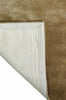 Metallics Luxurious Tobacco Wool Carpet Rug Indoor/Outdoor Area Rug Dining Room Home Décor Floor Mat
