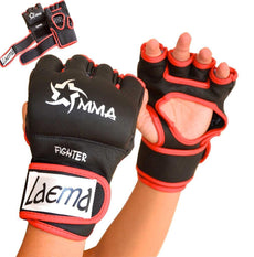 Pro Style MMA UFC Training Grappling Gloves Fight Muay Thai Boxing Punch Bag Gym