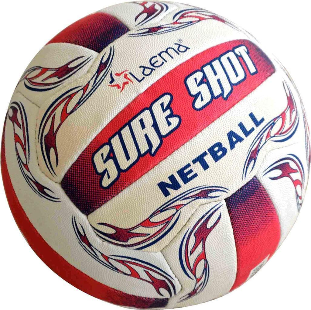 5X New High Abrasion NETBALL Pin Grip Natural Rubber Ball Sure Shot- Size 5