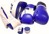 Genuine Leather Boxing Gloves Kick MMA Curved Focus Pads Wraps Combo-TRAINER SET